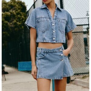 Z1975 DENIM Zara Mid Blue set